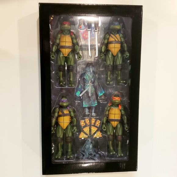 🐢 Neca TMNT 1990 Movie 35th Anniversary 7" 5-Pack Spirit of Splinter IN HAND! - Picture 3 of 4